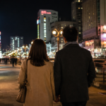 新潟の夜の街