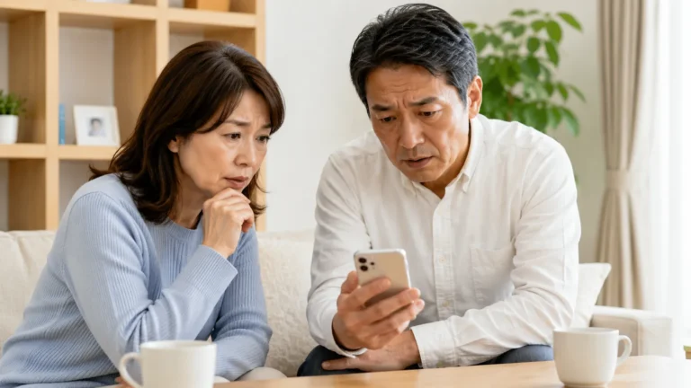 上京した娘の交際相手について心配している親