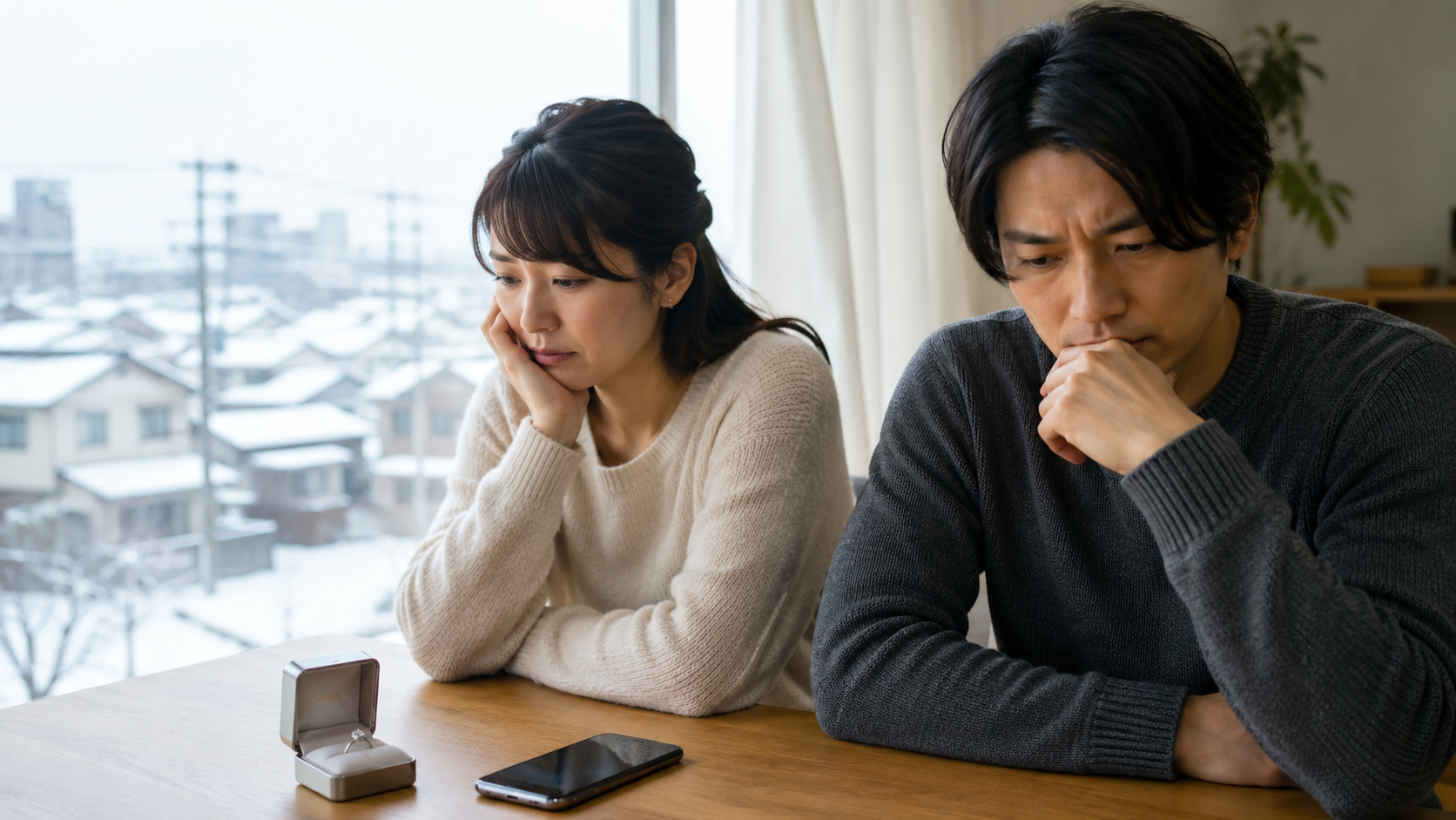 新潟で婚約者への違和感から結婚前信用調査を検討するイメージ