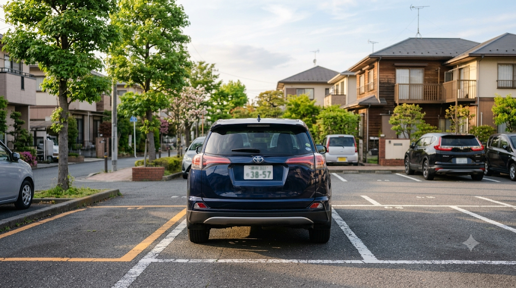車のナンバーからの調査のイメージ