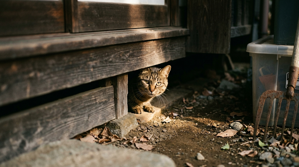 迷い猫の捜索イメージ