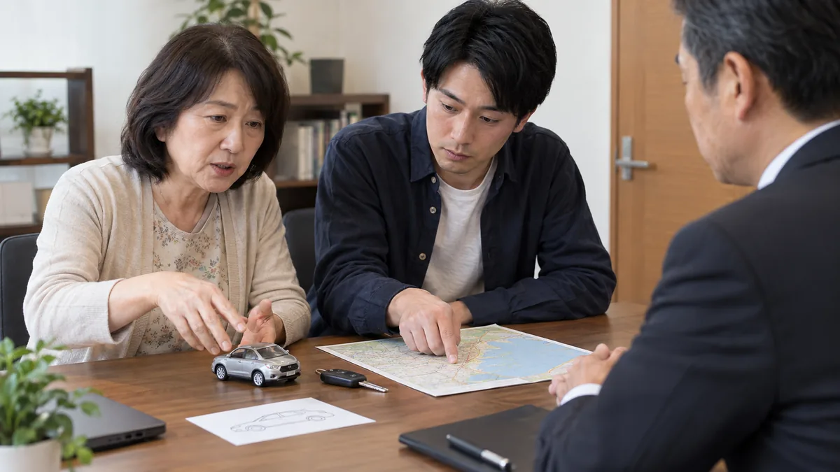 新潟県内で車のナンバーを手がかりに所在確認を相談する家族