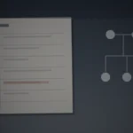 戸籍の写しと、相続人の関係を書き出した図。一人だけ色の違う印がついている